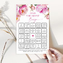 Recherche de bingo Trouver l'invité
