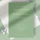 Recherche de vert sauge mariage invitations Minimaliste