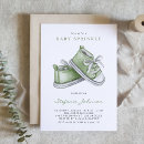 Recherche de vert de chaussure invitations Aquarelle