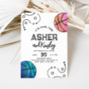 Recherche de basket ball invitations D'anniversaire
