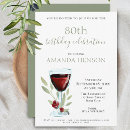 Recherche de red wine invitations Élégant