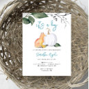 Recherche de fox baby shower invitations Pour enfants