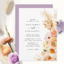 Recherche de pêche et lavande invitations Violet