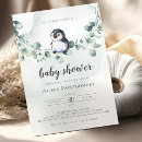 Recherche de le pingouin invitations Bébé
