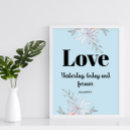 Recherche de floral bleu posters Blanc