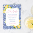 Recherche de lemon baby shower invitations Oh bébé