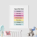 Recherche de jours de la semaine posters Pour enfants
