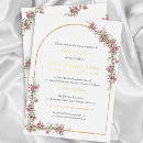 Recherche de rose confirmation invitations Blanc