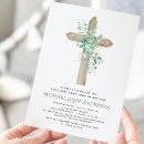 Recherche de première communion de garçon cartes invitations Verdure