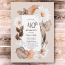 Recherche de rustic floral anniversaire invitations Fleurs