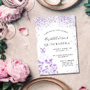 Recherche de couleurs girly invitations Violet