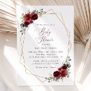 Recherche de burgundy flowers invitations Pour elle