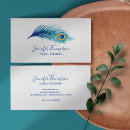 Recherche de paon élégant cartes visite Moderne