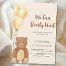 Recherche de teddy bear baby shower invitations Aquarelle