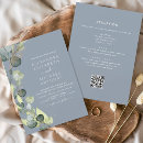 Recherche de dusty blue eucalyptus mariage invitations Vert sauge
