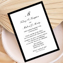 Recherche de mariage réception invitations Simple