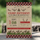 Recherche de de camping invitations Fête d'anniversaire