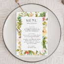 Recherche de rustique mariage menus Botanique