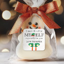 Recherche de drôle carrés autocollants Noël