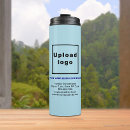 Recherche de bleu clair tasses Logo