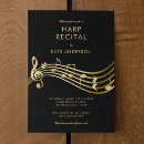 Recherche de harpe invitations Élégant