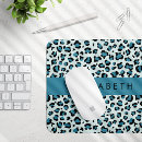 Recherche de léopard bleu tapis souris Leopard spots