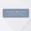 Recherche de blue return address labels mariages Couple