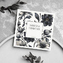 Recherche de vintages mariage serviettes Noir et blanc