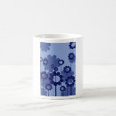 Recherche de motif fleuri tasses Illustration