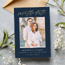 Recherche de navy gold save the dates Simple