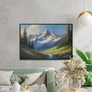 Recherche de paysage alpin posters L'art des montagnes