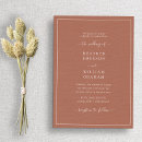 Recherche de chic bohème mariage invitations Simple minimaliste