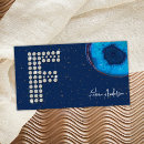 Recherche de lettre f cartes visite Monogramme