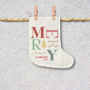 Recherche de moderne chaussette de noël Coloré