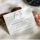 Recherche de quarantième de mariage anniversaire invitations Minimaliste
