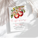 Recherche de apple baby shower invitations Rouge