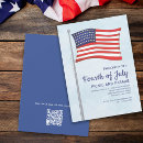 Recherche de quart invitations Rouge blanc et bleu