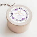 Recherche de baisers papillon autocollants Violet