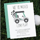 Recherche de golf 11x14 invitations Vert