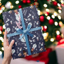 Recherche de illustration papier cadeau Flocons de neige