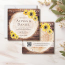 Recherche de tournesol romantique invitations Floral
