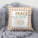 Recherche de peace coussins Typographie
