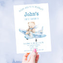 Recherche de petit pilote invitations Bleu