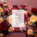 Recherche de or antique invitations Floral