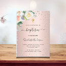 Recherche de floral baptême invitations Croix d'or