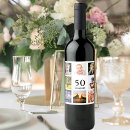 Recherche de de anniversaire 50 ans bouteilles vin étiquettes Collage photo