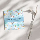 Recherche de licorne mignonne cartes visite Pour enfants