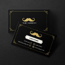 Recherche de moustache noire cartes visite Coiffeur