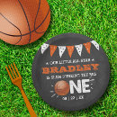 Recherche de basketball assiettes en papier 1er anniversaire