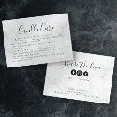Recherche de calligraphie cartes publicitaires Élégant